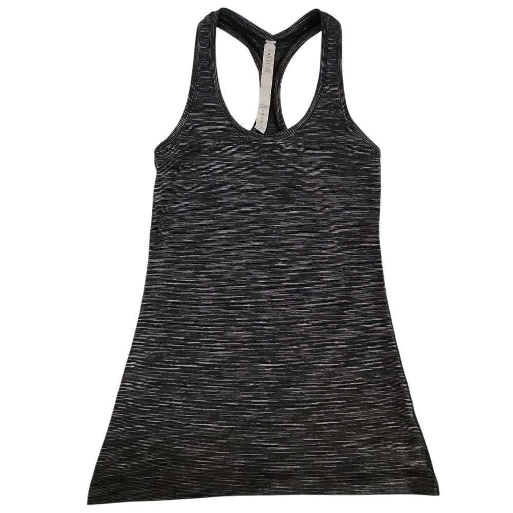 LULULEMON Cool Racerback II Wee Are From Space Deep Coal Battleship size 4